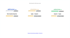 Desktop Screenshot of dicciona.com